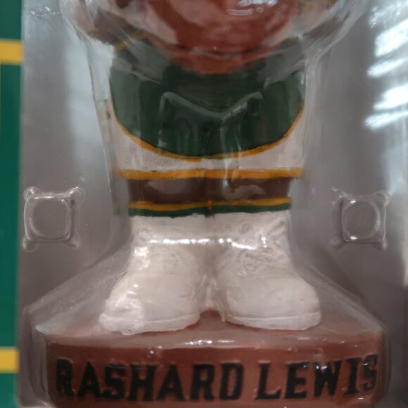 RARE Vintage Rashard Lewis Seattle Supersonics Sonics NBA Away Bobblehead in Box - Picture 5 of 11